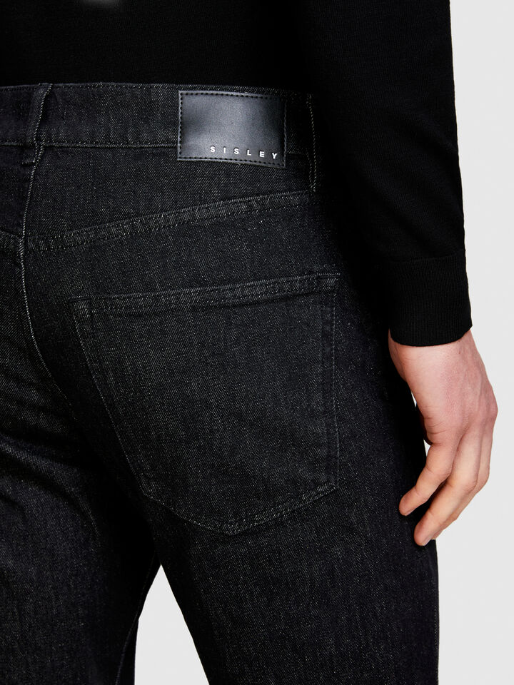 San Francisco regular fit jeans - men's regular fit jeans - Black | Sisley image number 5